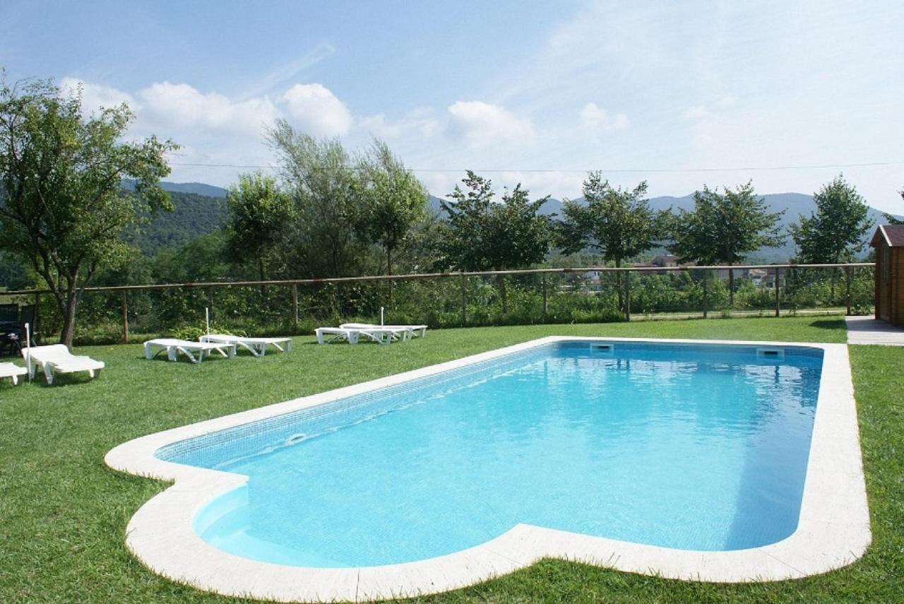 El Mas Prat Apartment La Vall de Bianya Luaran gambar