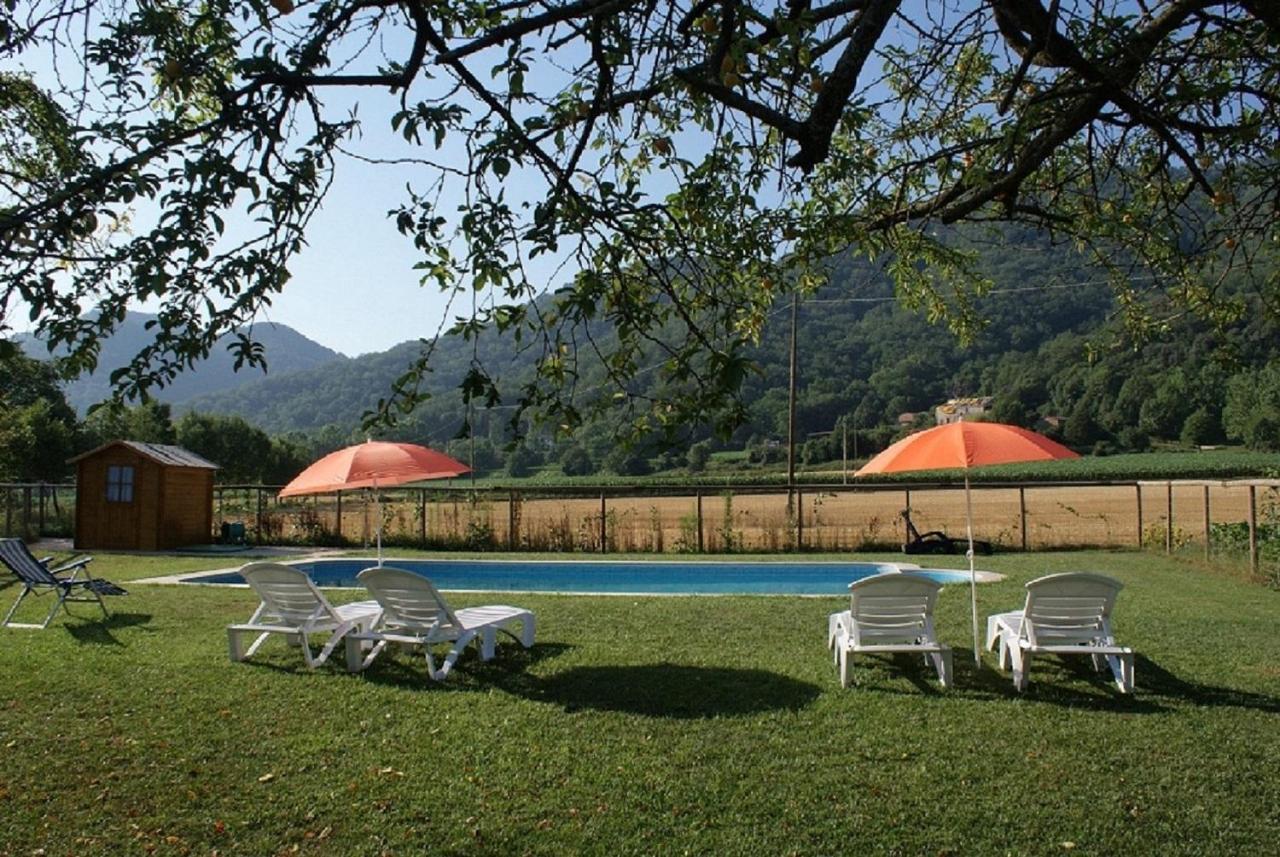 El Mas Prat Apartment La Vall de Bianya Luaran gambar